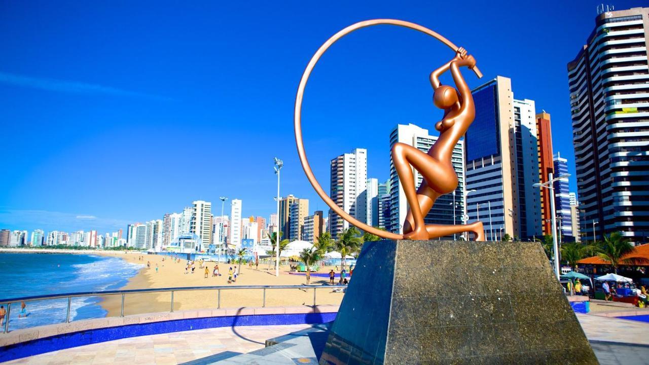 Apto 2Q Atlantic Ocean Beira Mar フォルタレザ エクステリア 写真